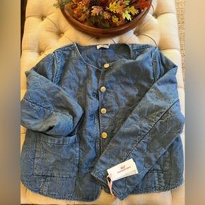 Vineyard Vines Chambray Quilted Jacket NWT size XL